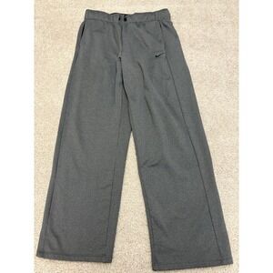 Women's Nike Gray Athletic Workout Sweatpants Drawstrings Size Medium